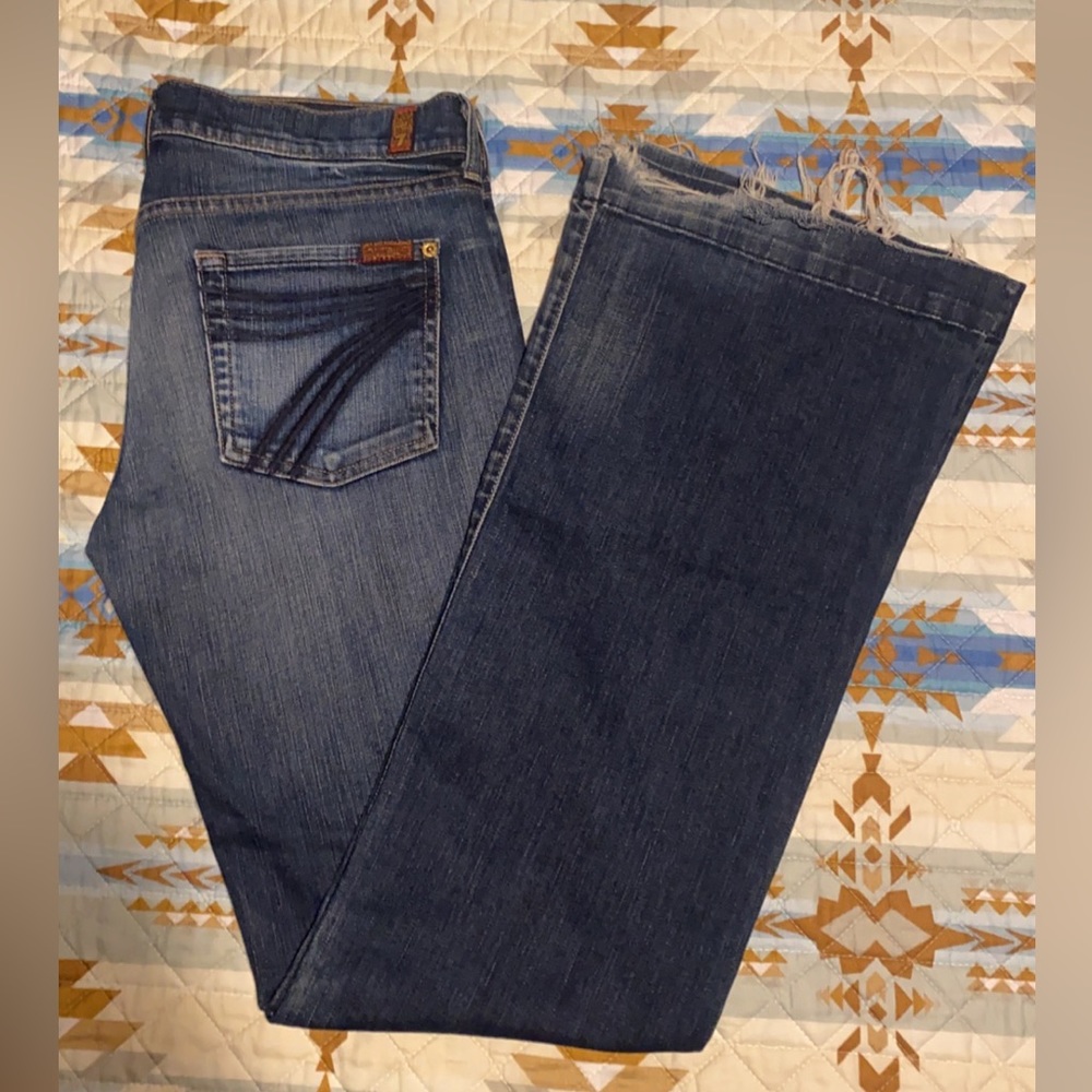 7 for all Mankind Dojo Flare Jeans
